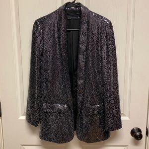 Zara Sequin Blazer